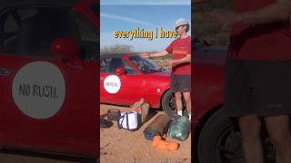 Living in the Miata!