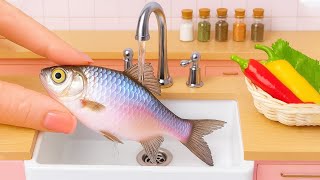 Satisfying Miniature Spicy Fish Curry Recipe 🐟 Mini Yummy Cooking
