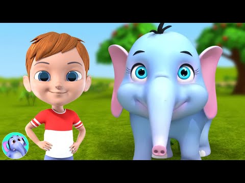 Hathi Dada Hathi Dada, हाथी दादा, Baby Song in Hindi, Elephant Rhymes for Kids