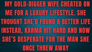 MY GOLD-DIGGER WIFE CHEATED ON ME FOR A LUXURY LIFESTYLE. SHE THOUGHT SHE'D FOUND A BETTER LIFE 
