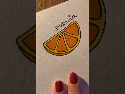 Ho bisogno di una vacanza #drawing #coloring #disegno #arancia #asmr #scarabocchio #art