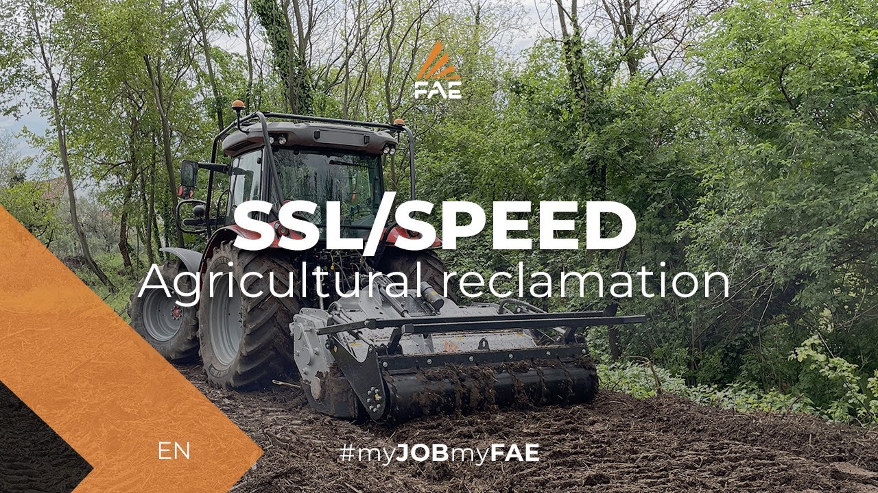 Video - FAE SSL SPEED - The FAE SSL/Speed forestry tiller at work with a SAME Explorer tractor