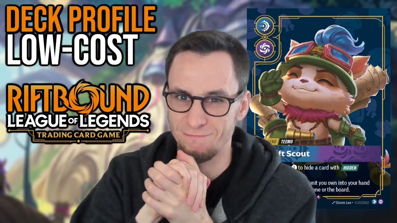 Deck Profile Low-Cost / Budget  :  Teemo Controle  Set 1  -  Riftbound