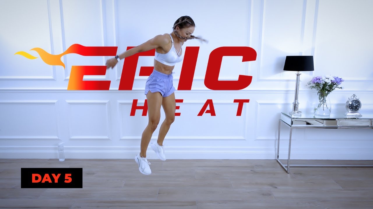 BURPEE BONANZA HIIT Workout / No Equipment - EPIC Heat - Day 5 - Caroline Girvan
