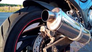 Yamaha TDM 850 with Delkevic exhaust 2020