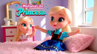 🌞✨ Rutinas de Mañana  con Mis Muñecas Disney Blanca, Elsa y Anna!  Vida de Princesas 👑💖
