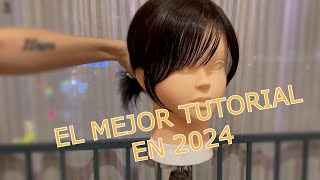 Cómo Conseguir el Flequillo de Lado PERFECTO en Casa ¡Paso a Paso！EN 3 MINUTOS