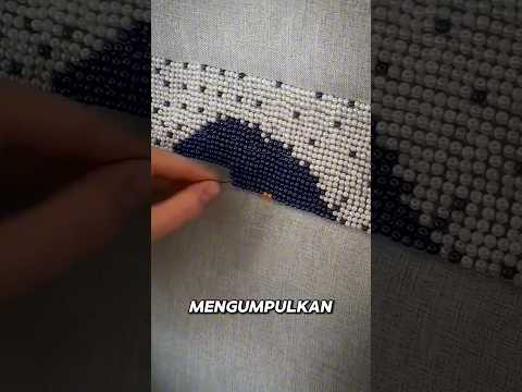 dia menggambar menggunakan jarum pentul #videoviral #keren #kreatif