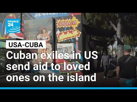 YouTube video thumbnail: Cuban Exiles in the US Send Aid to Loved Ones on the Island