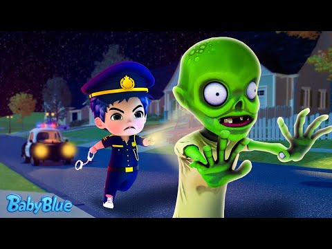 Monster Police 🧟🚨 | Kids Songs & Nursery Rhymes | Baby Blue