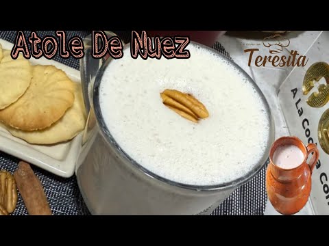 Atole de Nuez como lo prepara la abuela 👵 #receta #antojos