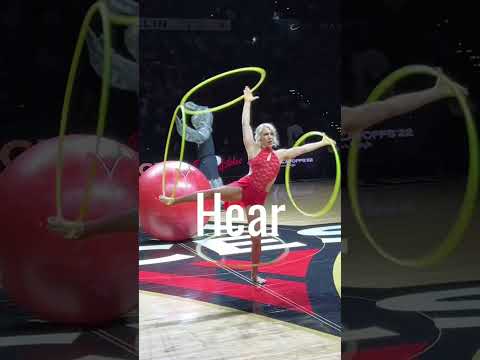 I turned Hula Hooping into a full time career | Grace Good Halftime Circus Performer | #shorts