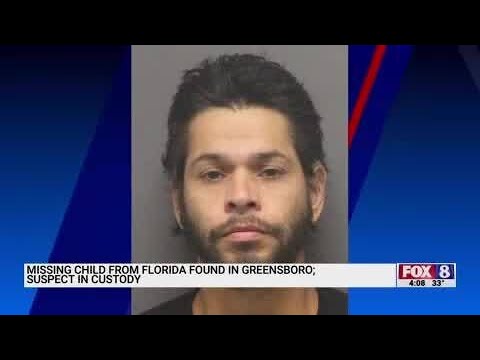 Missing child from Florida found in Greensboro; suspect in custody