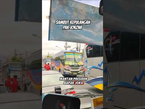 Iring Iringan Sugeng Rahayu Menuju Solo #sugengrahayu #shortvideo #jokowi