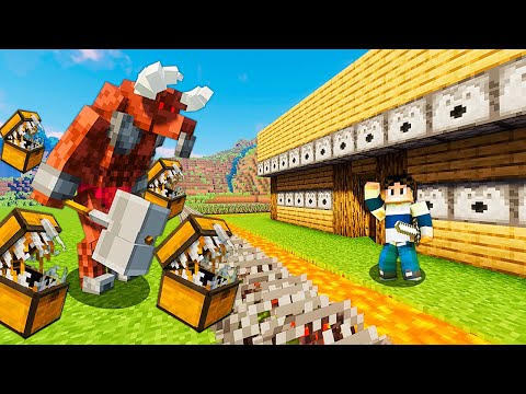 MONSTRUOS ESPELUZNANTES VS La Base Mas Segura de Minecraft MODS VIDEOS