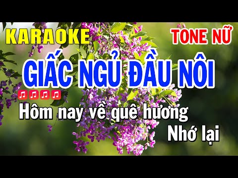 Karaoke Giấc Ngủ Đầu Nôi Tone Nữ – Cha Cha Cha – Huỳnh Anh