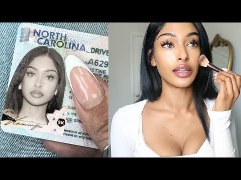 how to look *FLAWLESS* in your passport/license pic 📸 flash proof, long lasting makeup tutorial