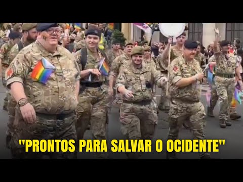 MILITARES INGLESES FAZEM PARADA LGBT