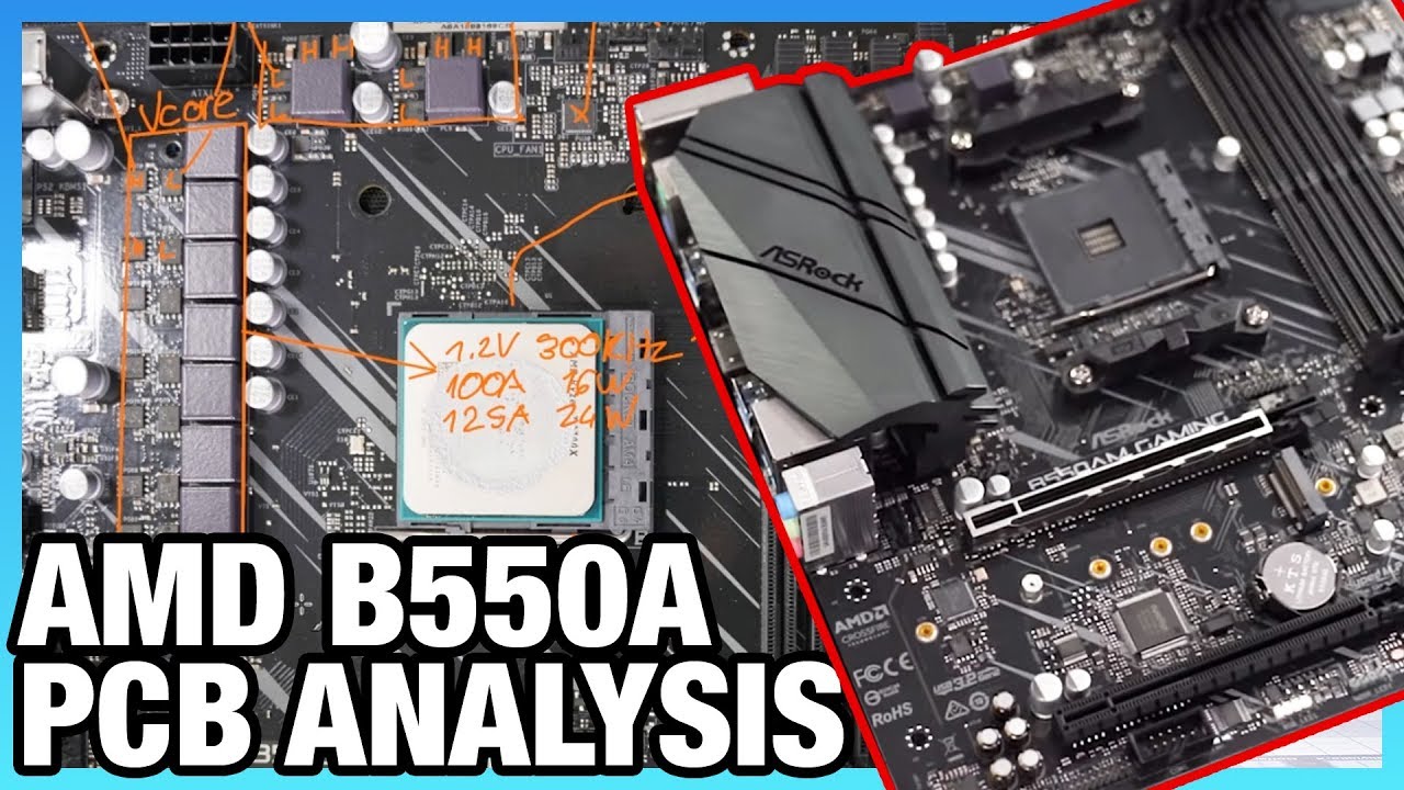 AMD B550 PCB Quality Analysis: ASRock B550A M Gaming Motherboard