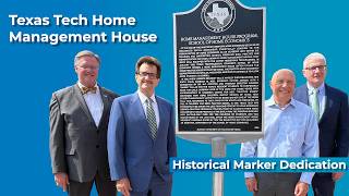 Texas Tech Cottage Historical Marker - June 18, 2026