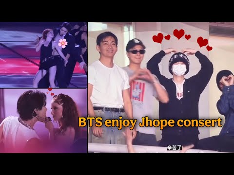 BTS enjoy jhope consert 😱 // Hindi dub