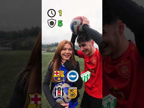 10 SANİYEDE KAÇ TANE TAKIM SAYABİLİRİM #football #futbol #shortvideo #shorts #challenge #viral #fyp