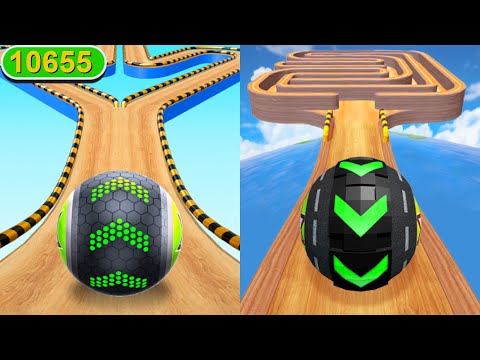 Going Balls Funny Fails, All Levels 10655 Vs Rolling Ball Sky Escape Android, iOS Gameplay