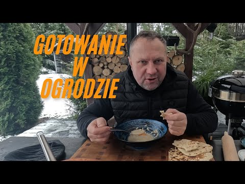 Zimowe gotowanie w ogrodzie -  zupa z kaczki przepis z 1905r / Oddaszfartucha