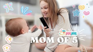 I ACTUALLY woke up with MY kids...
