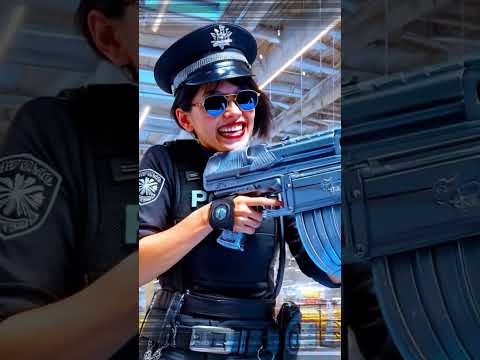 Kitten Steals Popsicle From The Security