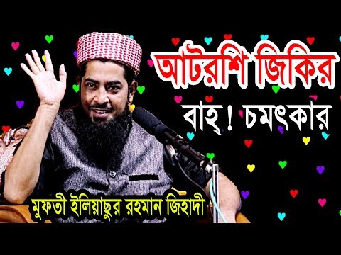 বাহ ! চমৎকার আটরশি জিকির | মুফতী ইলিয়াছুর রহমান জিহাদী eliasur rahman zihadi waz