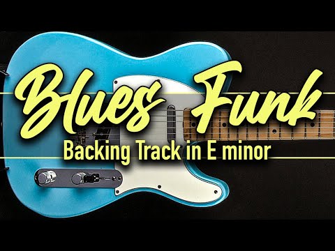 Blues Funk Backing Track in E minor SZBT 1057