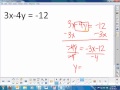 Exploring the Solve for Y Concept