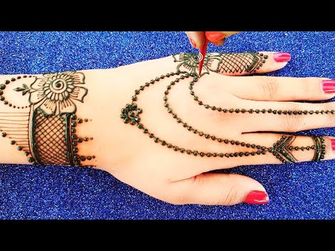 Very Easy Gol Tikki Mehndi Design 2022| Gol Tikki Mehndi Design  Easy|Beautiful Gol Tikki Mehndi - YouTube