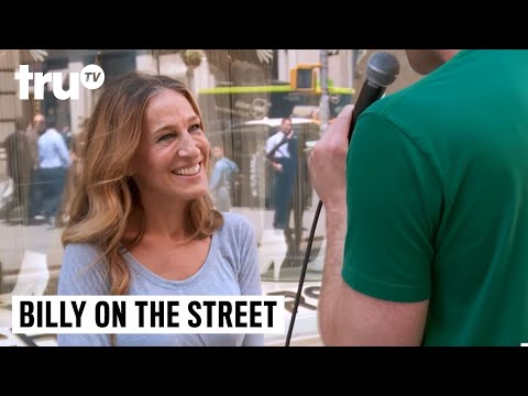 Can Sarah Jessica Parker Tell The Difference Between Santa's Reindeer And Sex Apps? Find Out In This Funny Billy On The Street Clip!