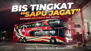 "DD PERTAMA AGRA MAS" UDAH 8 TAHUN, MASIH NYAMANKAH ⁉️ - Trip Agra Mas Double Decker Jam Malam