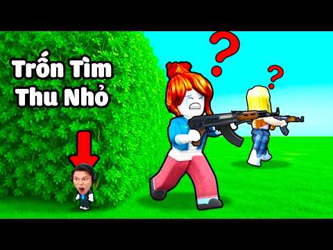[ROBLOX] JAYGRAY TRỐN TÌM TROLL THU NHỎ SIÊU MẮC CƯỜI🔎😂🌈THỬ THÁCH PHÓNG TO THU NHỎ PHÁ NGƯỜI CHƠI