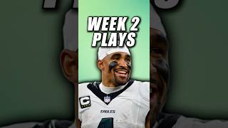 🚨NFL Week 2 plays! #nflpicks #patrickmahomes #football #nfl #shorts