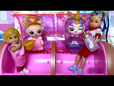 НАС НАДУЛИ😈😲🎈 Странные куклы ЛОЛ сюрприз! Веселая семейка куклы Барби ДаринелкаТВ