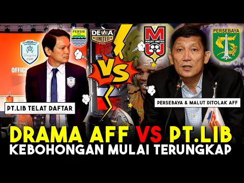 TERUNGKAP! FAKTA BARU PT.LIB vs AFF TERNYATA PERSEBAYA & MALUT DIPERJUANGKAN.. TAPI AFF INGIN PERSIB