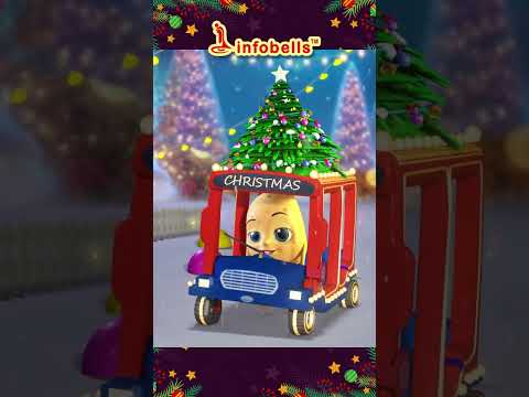 The Wheels On The Bus Goes Round And Round -Santa Gift | Nursery Rhymes & Christmas Song | Infobells