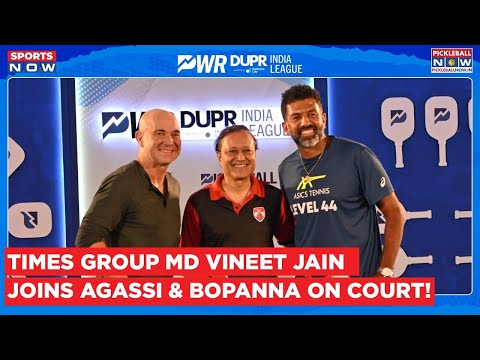 Times Group MD Vineet Jain Serves Up a Storm in Star-Studded Pickleball Match with Agassi & Bopanna!