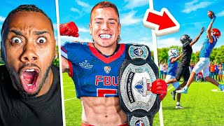 Baby Gronk SHUTS DOWN The Haters at FBU Championship...