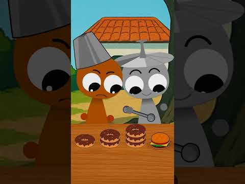 Donut or Burger? - Sprunki Clukr & Brud #sprunki #incrediboxsprunki #funny