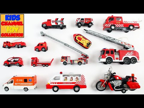 Learn About Fire Rescue Vehicles + More Fun Toy Videos for Kids