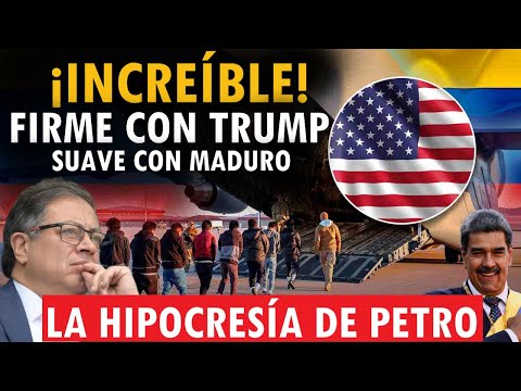 🔴¡INCREÍBLE! LA HIPOCRESÍA DE PETRO FIRME CON TRUMP, SUAVE CON MADURO. ¡DESCUBRE POR QUÉ!