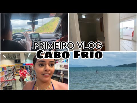 VLOG| VIAGEM PARA CABO FRIO, CHEGAMOS, MERCADO, PRAIA ERRADA.