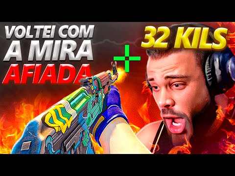 a MIRA está MUITO AFIADA, voltei com HACK das FÉRIAS e CARREGUEI o TIME