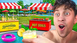 TENEMOS LIMONADAS Y HOT DOGS 😁 | Waterpark Simulator (Capítulo 2)