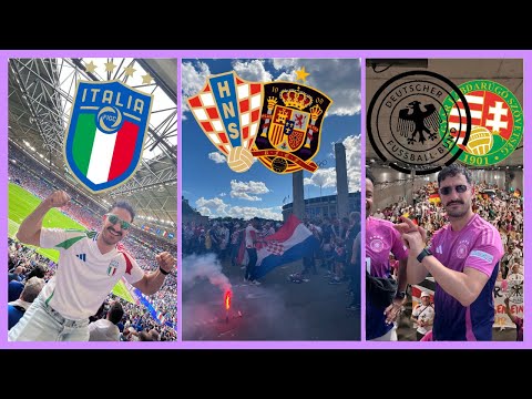 EM Road Trip 🇮🇹🇩🇪🇪🇸🇭🇷🇭🇺 | Teil 1 🔥